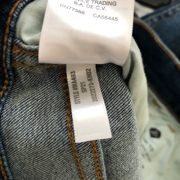 Madewell Blue High-Rise Roadtripper Skinny Jeans 26 - Picture 10 of 12